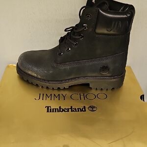 Jimmy Choo x Timberland Black Boots WOMEN